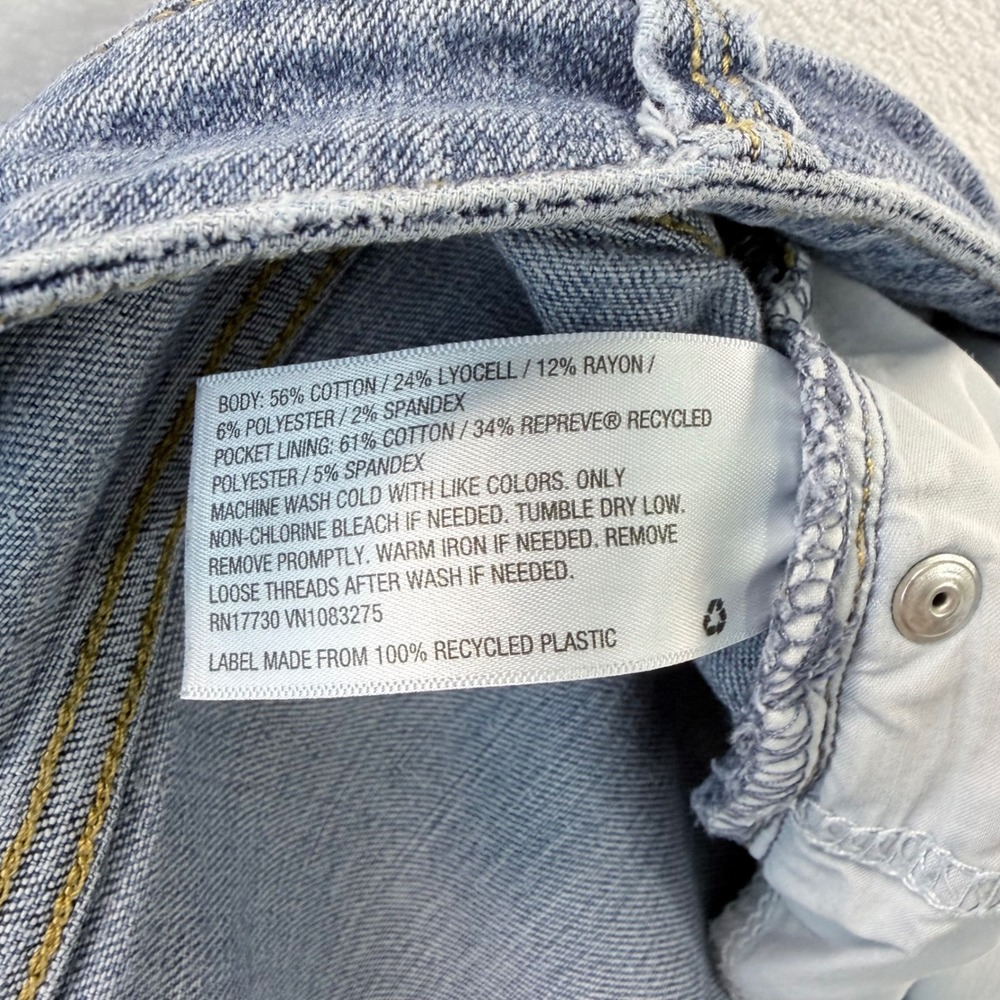 Universal Thread Jeans Distressed Ripped Raw Hem Blue Size 8/29 - Picture 4 of 9